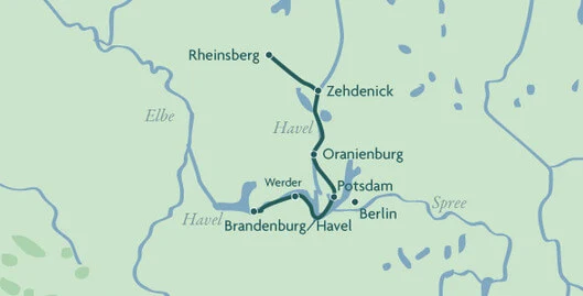 Landpartie-Flussradeln mit Historie