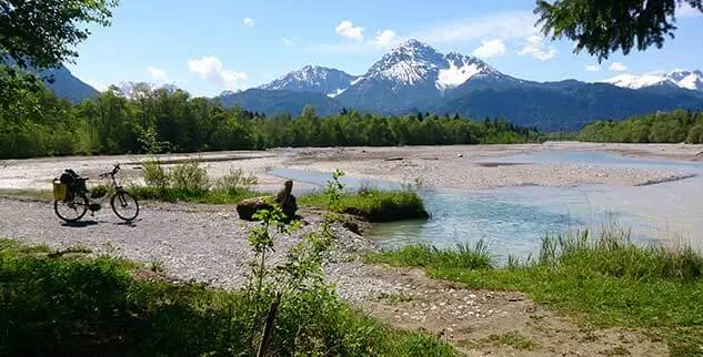 Geführte Radreise Italien - Aussicht auf die Alpen