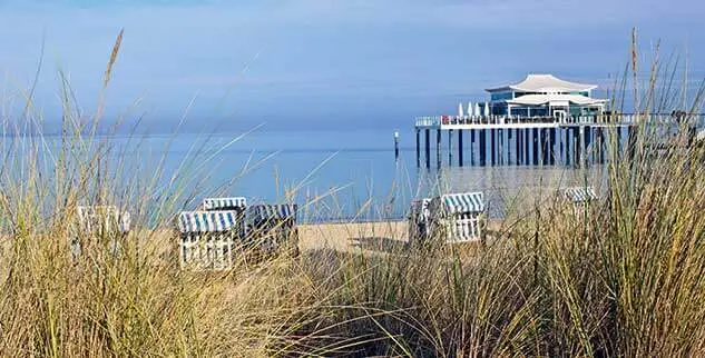 Individuelle Radreise Ostseeküstenradweg - Blick vom Fahrrad auf das Meer