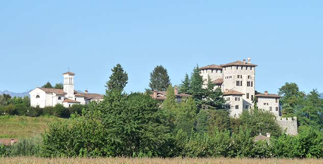 Italienisches Dorf in Friaul-Julisch Venetien