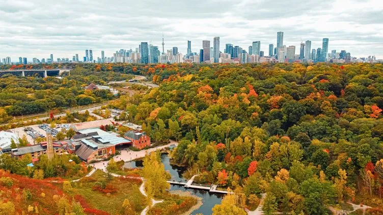 Toronto in Kanada aus der Luft fotografiert, Foto: Destination Toronto