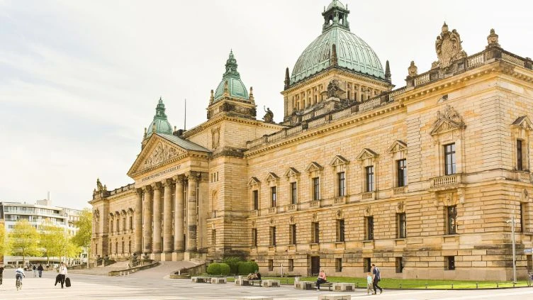 Blick auf das Reichsgerichtsgebäude in Leipzig; Foto: Michael Mischke