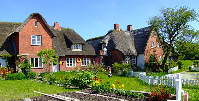 Dorfhäuser in Nordfriesland
