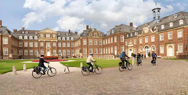 Schloss Nordkirchen, fotografiert während der Radreise Sternradeln Münsterland (Die Landpartie)