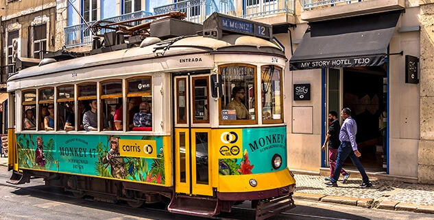 Straßenbahn in Lissabon