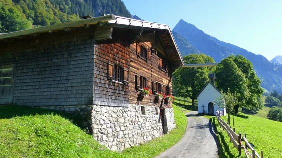 Radurlaub in Süd Deutschland, Hütte am Allgäuer Gebirge