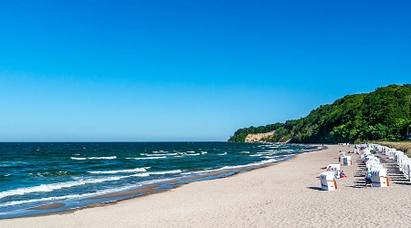Die Ostseeküste ist eine wunderschöne Region für einen Radurlaub mit der Landpartie